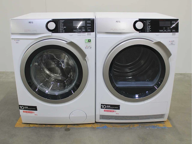 Aeg 9000 series | lavamat softwater technology wasmachine & aeg 8000 series | lavatherm absolutecare system wasdroger - afbeelding 1 van  8