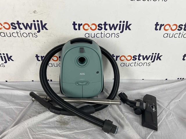 Aeg ab61c1og clean 6000 - stofzuiger met zak - ocean green - hepa 13 - afbeelding 2 van  2