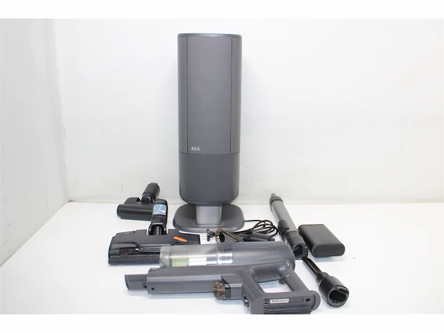 Aeg ap83ab25dg animal 8000 steelstofzuiger automatisch leegstation 4 mondstukken grijs - afbeelding 3 van  3
