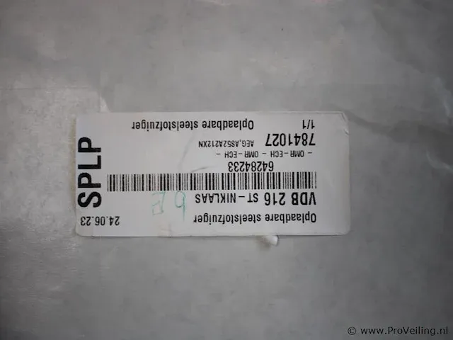 Aeg as52a212xn oplaadbare steelstofzuiger - afbeelding 7 van  7