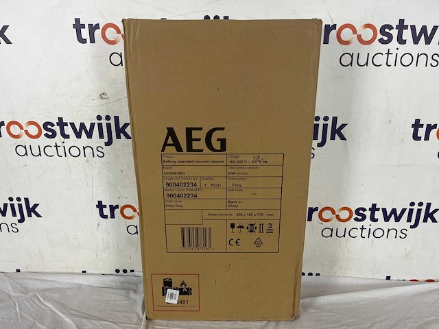 Aeg as52ab18bn animal 5000 - steelstofzuiger draadloos - zonder zak - dierenhaar - afbeelding 2 van  2