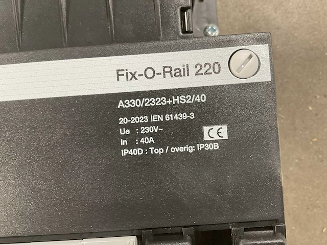 Aeg fix-o-rail 220 groepenkast (3x) - afbeelding 4 van  4