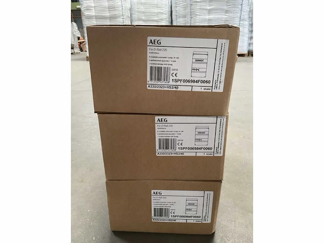 Aeg fix-o-rail 220 groepenkast (3x) - afbeelding 2 van  4