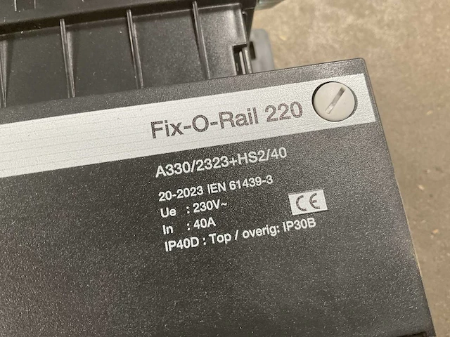 Aeg fix-o-rail 220 groepenkast (3x) - afbeelding 4 van  4