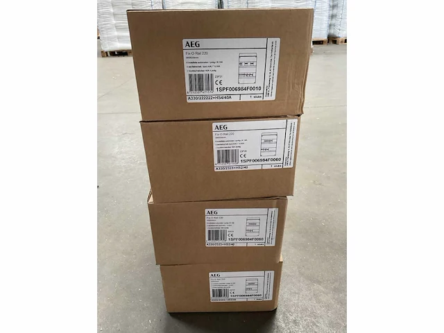 Aeg fix-o-rail 220 groepenkast (4x) - afbeelding 2 van  4