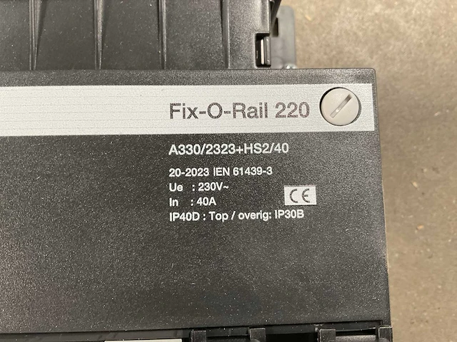 Aeg fix-o-rail 220 groepenkast (4x) - afbeelding 4 van  4