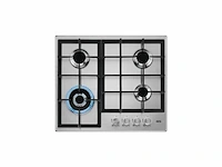 Aeg hgb64200sm slim line inbouw gaskookplaat rvs - afbeelding 1 van  3