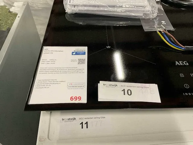 Aeg iae64411fb inductie kookplaat - afbeelding 2 van  3