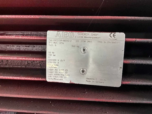 Aeg ka7315m-bb05g-z elektromotor - afbeelding 5 van  5