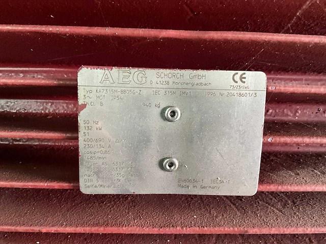 Aeg ka7315m-bb05g-z elektromotor - afbeelding 6 van  6