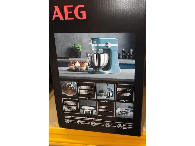 Aeg km5560-u keukenmachine 1200. - afbeelding 3 van  3