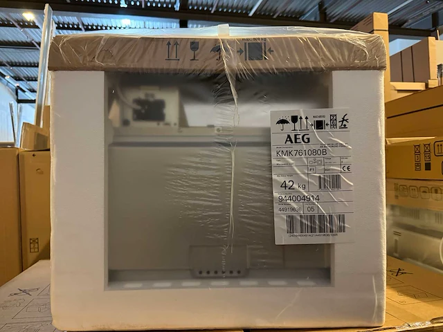 Aeg kmk761080b combi - afbeelding 3 van  5