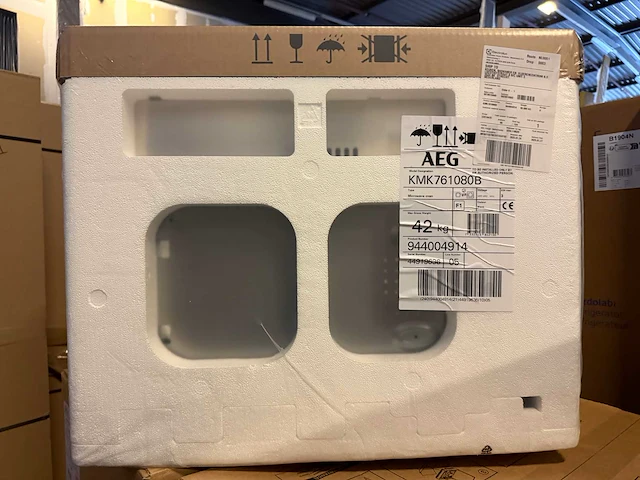 Aeg kmk761080b combi - afbeelding 4 van  5