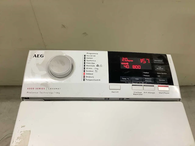 Aeg l6tbn62g wasmachine - afbeelding 3 van  9