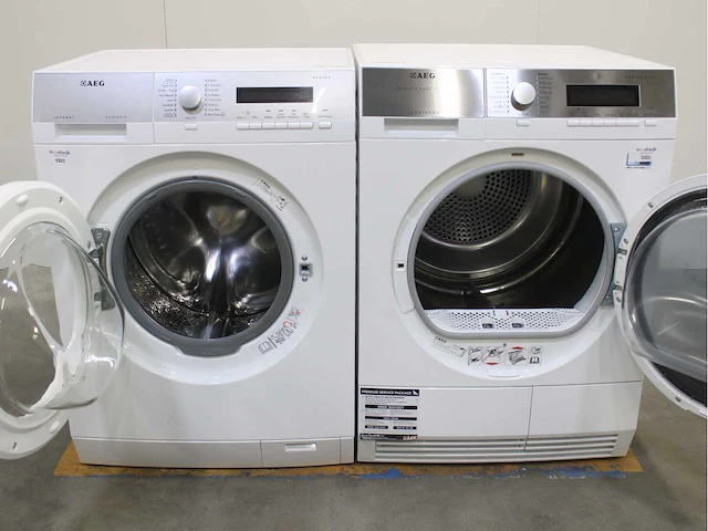 Aeg lavamat exclusive protex wasmachine & aeg lavatherm absolute care system protex plus wasdroger - afbeelding 2 van  8