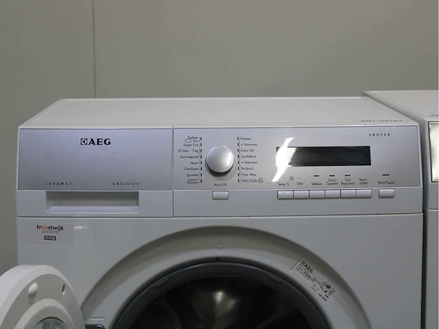 Aeg lavamat exclusive protex wasmachine & aeg lavatherm absolute care system protex plus wasdroger - afbeelding 3 van  8
