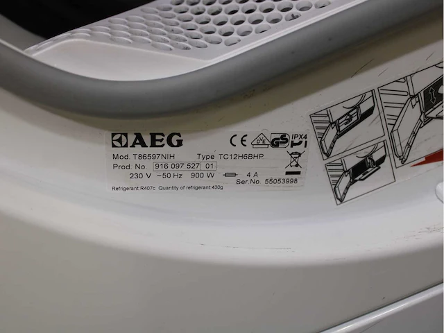 Aeg lavamat exclusive protex wasmachine & aeg lavatherm absolute care system protex plus wasdroger - afbeelding 8 van  8