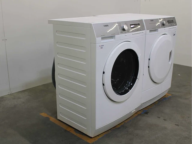Aeg lavamat exclusive protex wasmachine & aeg lavatherm absolute care system protex plus wasdroger - afbeelding 4 van  8