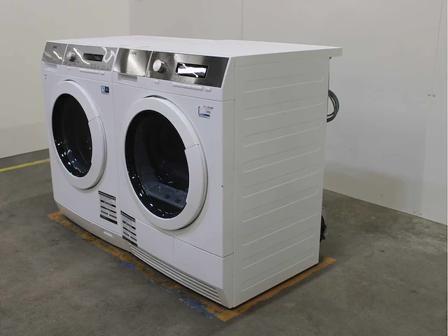Aeg lavamat exclusive protex wasmachine & aeg lavatherm absolute care system protex plus wasdroger - afbeelding 7 van  8