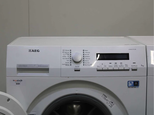 Aeg lavamat exclusive protex wasmachine & aeg lavatherm protex wasdroger - afbeelding 3 van  8