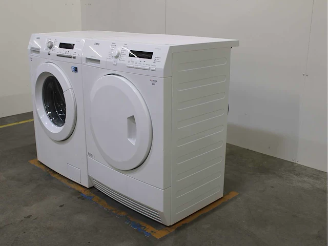 Aeg lavamat exclusive protex wasmachine & aeg lavatherm protex wasdroger - afbeelding 7 van  8