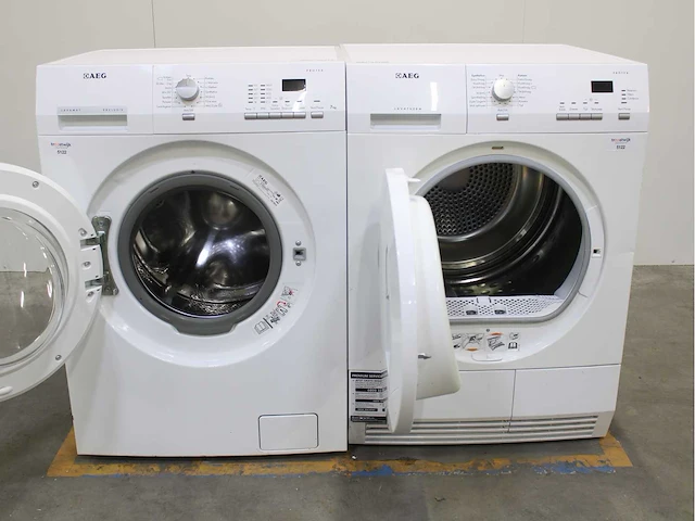 Aeg lavamat exclusive protex wasmachine & aeg lavatherm protex wasdroger - afbeelding 2 van  8