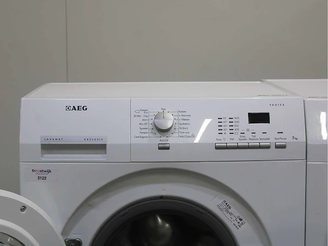 Aeg lavamat exclusive protex wasmachine & aeg lavatherm protex wasdroger - afbeelding 3 van  8