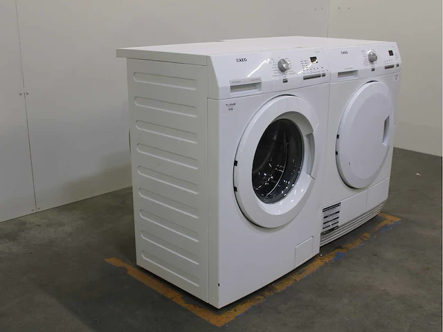 Aeg lavamat exclusive protex wasmachine & aeg lavatherm protex wasdroger - afbeelding 4 van  8