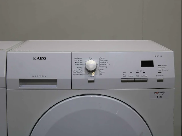 Aeg lavamat exclusive protex wasmachine & aeg lavatherm protex wasdroger - afbeelding 6 van  8