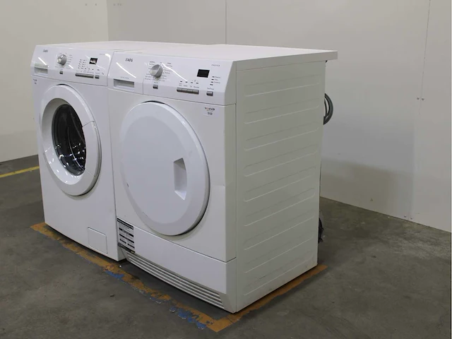 Aeg lavamat exclusive protex wasmachine & aeg lavatherm protex wasdroger - afbeelding 7 van  8