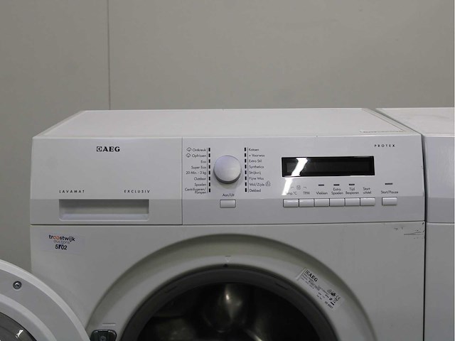 Aeg lavamat exclusive protex wasmachine & aeg lavatherm protex wasdroger - afbeelding 3 van  8