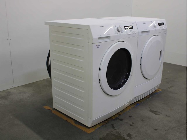 Aeg lavamat exclusive protex wasmachine & aeg lavatherm protex wasdroger - afbeelding 4 van  8