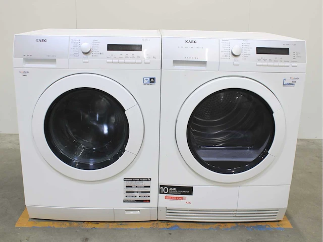 Aeg lavamat exclusive protex wasmachines & aeg lavatherm absolute care system protex plus wasdrogers - afbeelding 1 van  8