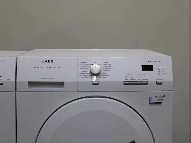 Aeg lavamat exclusive protex wasmachines & aeg lavatherm absolute care system protex plus wasdrogers - afbeelding 6 van  8