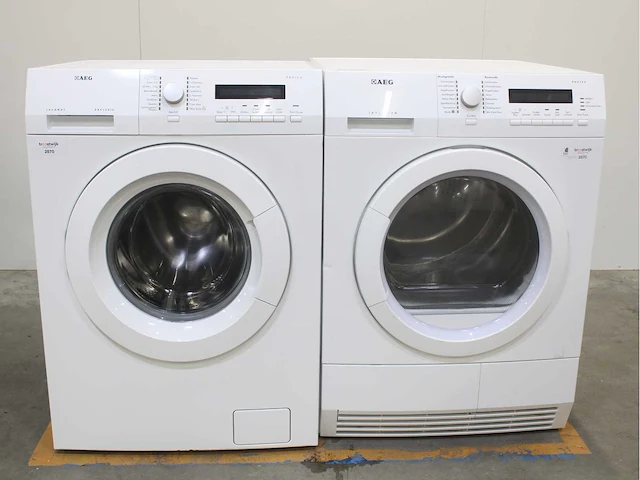 Aeg lavamat exclusive protex wasmachines & aeg lavatherm protex wasdrogers - afbeelding 1 van  8