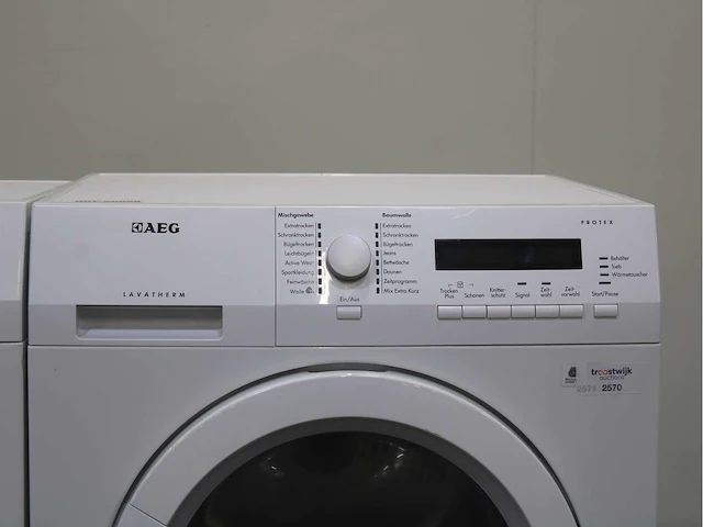 Aeg lavamat exclusive protex wasmachines & aeg lavatherm protex wasdrogers - afbeelding 6 van  8