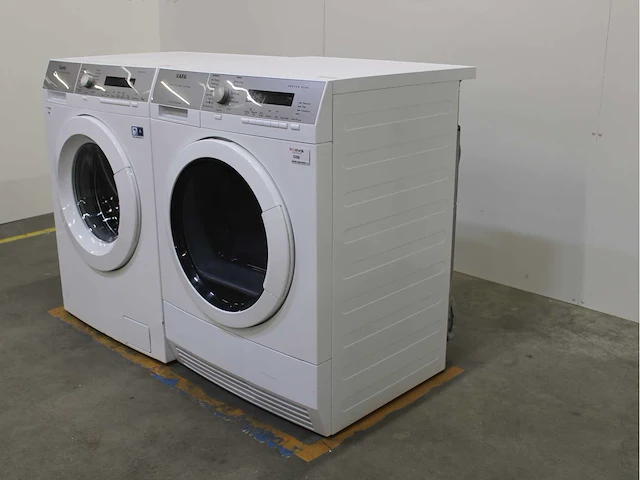 Aeg lavamat inverter motor technology protex wasmachine & aeg lavatherm absolute care system protex plus wasdroger - afbeelding 7 van  8