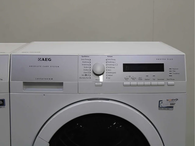 Aeg lavamat inverter motor technology protex wasmachine & aeg lavatherm absolute care system protex plus wasdroger - afbeelding 6 van  8