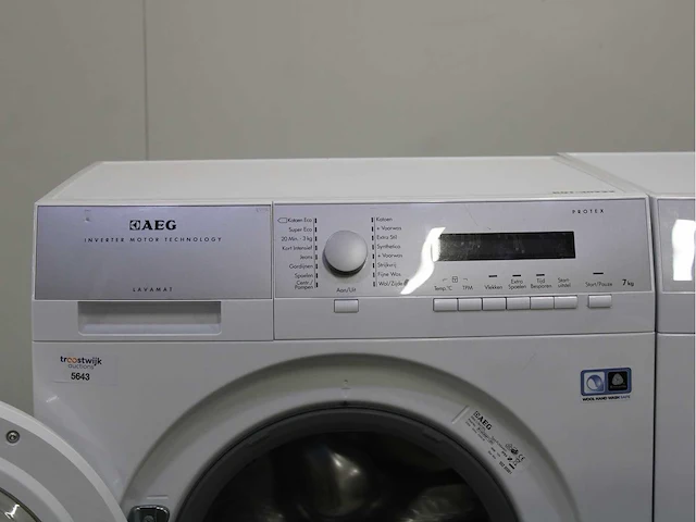 Aeg lavamat inverter motor technology protex wasmachine & aeg lavatherm absolute care system protex plus wasdroger - afbeelding 3 van  8