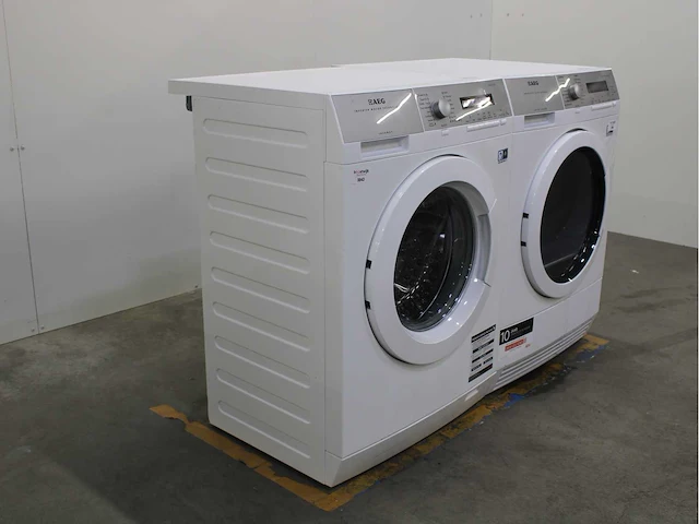 Aeg lavamat inverter motor technology protex wasmachine & aeg lavatherm absolute care system protex plus wasdroger - afbeelding 4 van  8