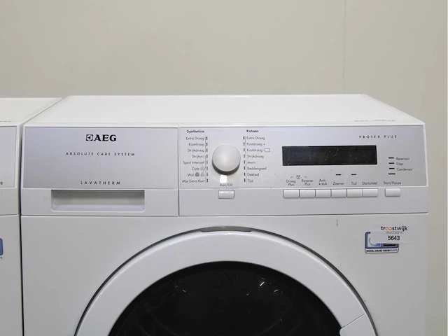 Aeg lavamat inverter motor technology protex wasmachine & aeg lavatherm absolute care system protex plus wasdroger - afbeelding 6 van  8