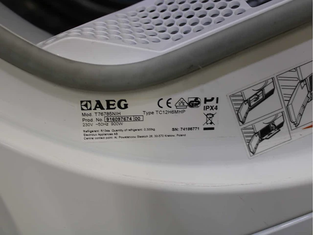 Aeg lavamat inverter motor technology protex wasmachine & aeg lavatherm absolute care system protex plus wasdroger - afbeelding 8 van  8