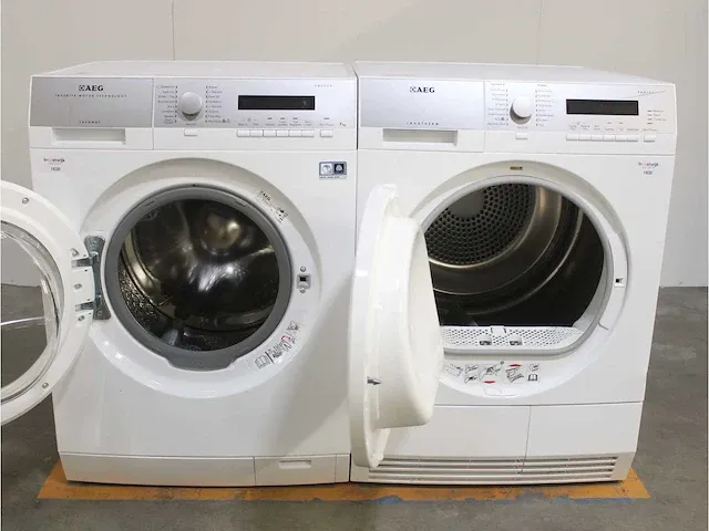 Aeg lavamat inverter motor technology protex wasmachine & aeg lavatherm protex droger - afbeelding 2 van  8