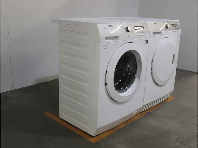 Aeg lavamat inverter motor technology protex wasmachine & aeg lavatherm protex droger - afbeelding 4 van  8