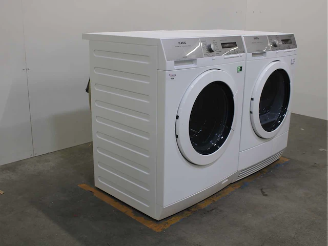Aeg lavamat ökomix technology protex plus wasmachine & aeg lavatherm absolute care system protex plus wasdroger - afbeelding 4 van  8