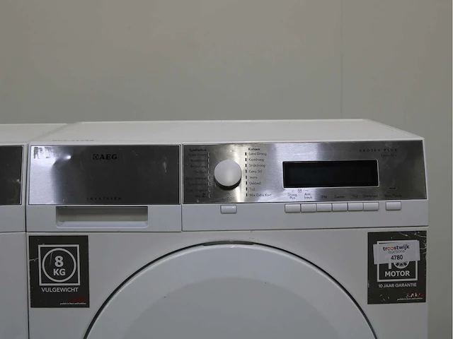 Aeg lavamat protex plus wasmachine & aeg lavatherm protex plus sensidry wasdroger - afbeelding 6 van  8