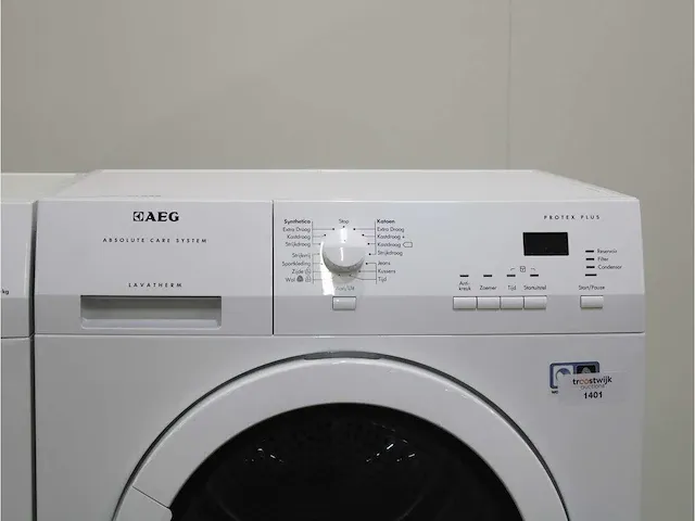 Aeg lavamat protex wasmachine & aeg lavatherm absolute care system protex plus droger - afbeelding 6 van  8