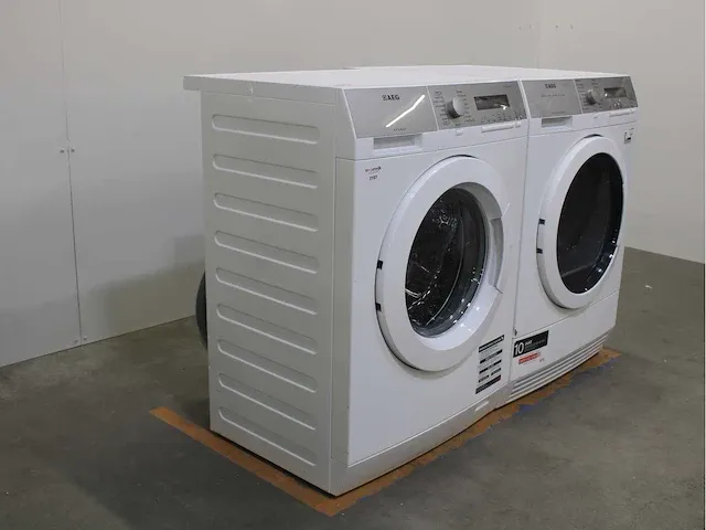 Aeg lavamat protex wasmachine & aeg lavatherm absolute care system protex plus droger - afbeelding 4 van  8