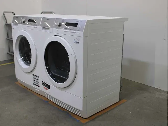 Aeg lavamat protex wasmachine & aeg lavatherm absolute care system protex plus droger - afbeelding 7 van  8