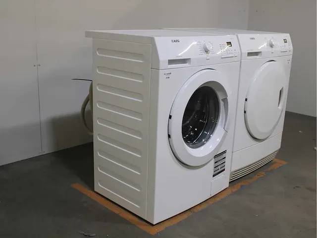 Aeg lavamat protex wasmachine & aeg lavatherm exclusive protex droger - afbeelding 4 van  8